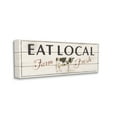 thumbnail image 4 of Stupell Industries Rustic Eat Local Phrase Animals & Insects Painting Gallery Wrapped Canvas Print Wall Art, 48 x 20, 4 of 8