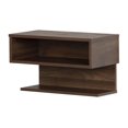 thumbnail image 2 of South Shore Sazena Floating Nightstand for Adult, in Natural Walnut, 2 of 11
