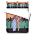 thumbnail image 1 of Dibujos animados Duvet Cover Skateboard Pattern Patrón de Hogares Acolchado Cubierta Caja Caja de múltiples Tamaño Conjunto de colchas para jóvenes adultos L 3 piezas Eigraketly HA011559-14, 1 of 7