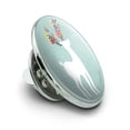 thumbnail image 2 of Deer and Flowers Metal 0.75" Lapel Hat Pin Tie Tack Pinback, 2 of 5