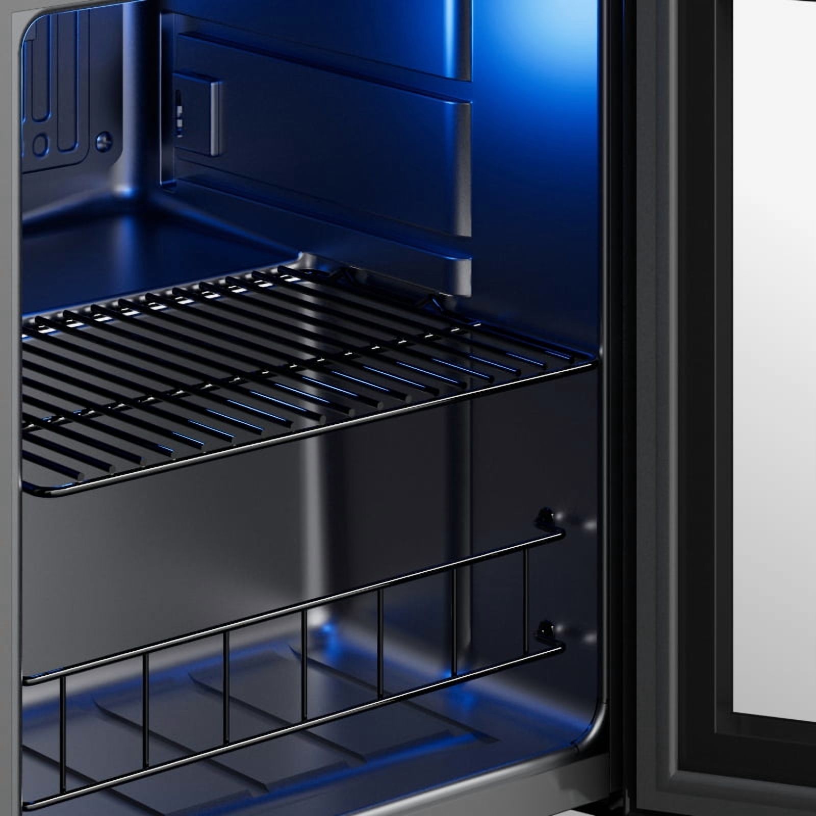 Yeego Beverage Refrigerator, 130 Can Mini Fridge With Glass Door for Home/Dorm/Office, 2 Pack