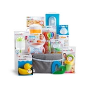 Munchkin Hello Baby Gift Basket, Great for Baby Showers, Includes 11 Baby Products, Neutral