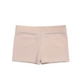 thumbnail image 4 of ZDHoor Girls Stretchy Boy-Cut Activewear Dance Shorts for Ballet Yoga Sports Workout Gym Dancewear Nude 12, 4 of 5