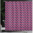 thumbnail image 3 of Ambesonne Tomato Shower Curtain, Vegetable Drawing Print Art, 69"Wx70"L, Dark Coral Indigo, 3 of 4