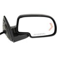 thumbnail image 2 of Mirror Compatible With 2003-2006 Cadillac Escalade 2007 Chevrolet Silverado 1500 Classic SET of 2 Left Driver and Right Passenger Side Heated In-glass Signal Light 1 Paintable and Textured Black Cap, 2 of 3