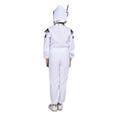thumbnail image 4 of Traje espacial de astronauta para niños, mono, disfraz escolar de astronauta, ropa con capucha blanca de fantasía espacial, 4 of 5