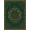 Hunter Green Gold, Pattern 5, variant on ODIKA 8'x10' Washable Area Rug Rings Festive Botanical Snake Motif Border Circle Round Leaves Refined for Dining Room, Large Office, Lounge, Non-Slip Chair-Friendly Mat
