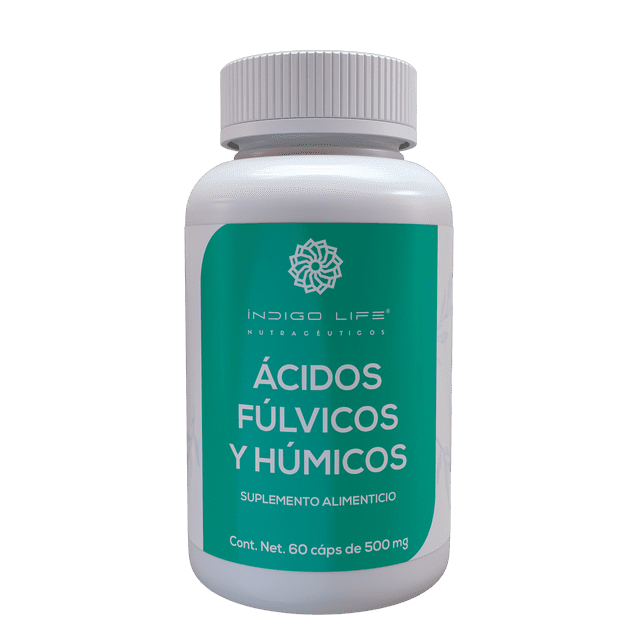 Acidos Fulvicos y Humicos INDIGO LIFE NUTRACEUTICOS 60 Capsulas Veganas 500 mg