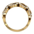 thumbnail image 3 of 1.27 CT TW Fashion Band Filigree Diamond Cocktail Ring 14K Gold (G,SI), 3 of 5