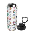 thumbnail image 2 of Fotbe Hello Summer Cat Pattern 18 Oz Sports Insulated Kettle Vacuum Cup Stainless Steel Travel Mug Cup Thermal Flask,Insulated Kettle for Cycling Gym Basketball Outdoor, 2 of 7