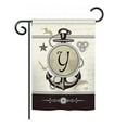 thumbnail image 2 of Breeze Decor 30184 Nautical B Monogram 2-Sided Vertical Impression House Flag - 28 x 40 in., 2 of 7