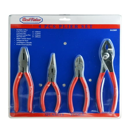 Best Value H42089 Comfort Grip Cutting Plier with Antislippery handles 4-Piece