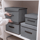 thumbnail image 2 of Cajones Organizadores 4piezas,Caja De Almacenamiento Plegable,Closet Organizador de Ropa de Tela Plegables con Tapas, 2 of 8