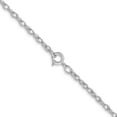 thumbnail image 3 of 14K White Gold 1.35mm Carded Cable Rope Chain (20 X 1.35) Made In United States 10rw-20, 3 of 5