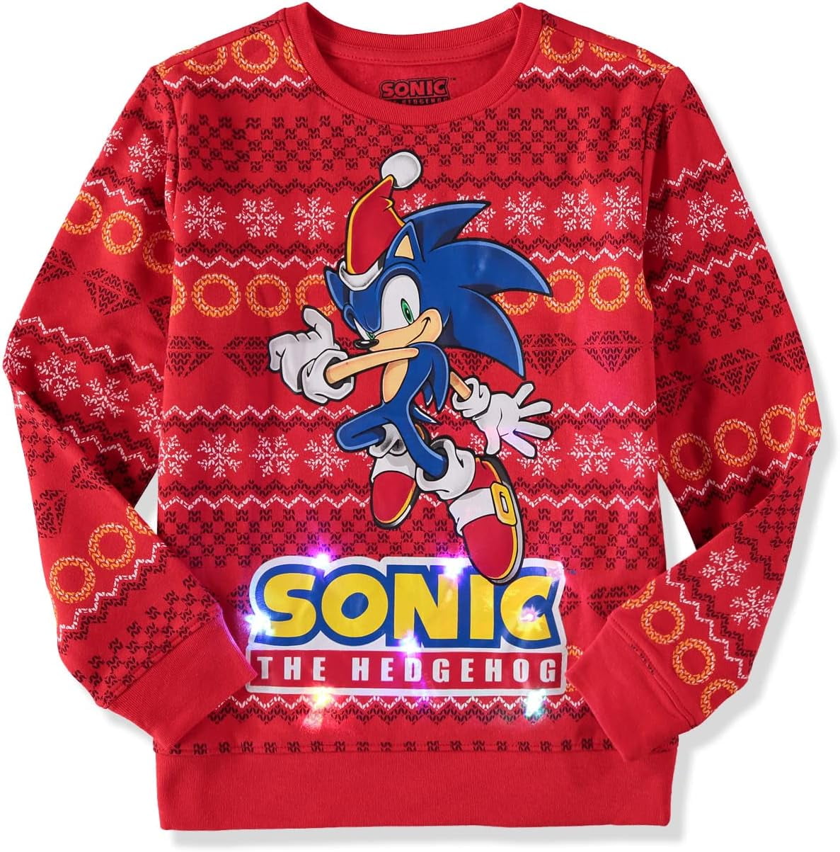 Sonic christmas neefed jumper