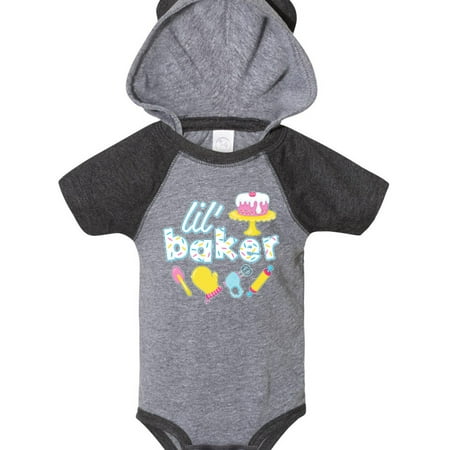 

Inktastic Lil Baker Icing and Cake Gift Baby Boy or Baby Girl Bodysuit