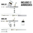 Professional Master G22, S68, E91 Airbrush Kit with Master Compressor