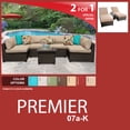 thumbnail image 1 of Premier 10 Piece Outdoor Wicker Patio Furniture Package PREMIER-07a-K, 1 of 2