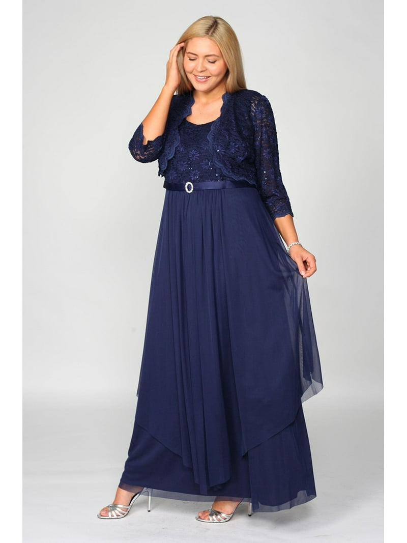 【はな】R&M Richards　結婚式　パーティ　ドレス　大きいサイズ Amazon.com: R&M Richards Long Mother of The Bride Formal