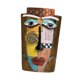 thumbnail image 2 of Maceta con forma de cabeza maya colorida, multifuncional, decorativa y con drenaje. Tamaño S, 2 of 9