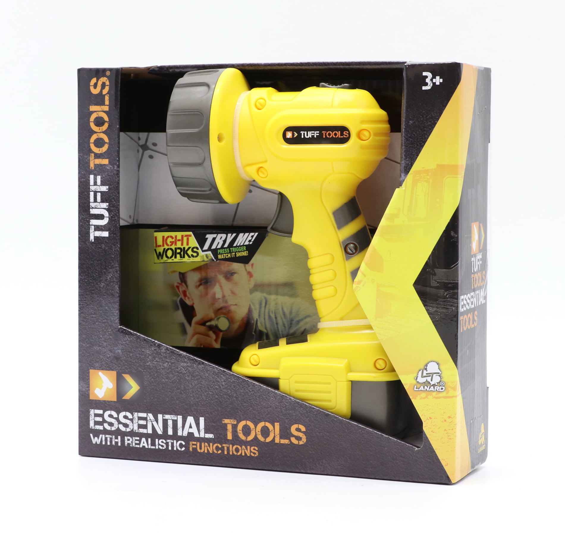 Realistic Toy Lanard Realistic Tuff Tools Essential Tool Flash Light Age 3 