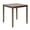 Walnut | 36"H, variant on GZXS 45.5" Rectangular Dining Table for 4, Modern Farmhouse Kitchen Table with MDF Top and Solid Wood Tapered Legs, for Dining Areas or Home Office, Walnut