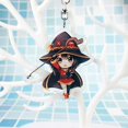 thumbnail image 3 of ellsworth lindo acrílico llaveros accesorios bolsas colgante konosuba regalo creativo llavero megumin dibujos animados anime personajes coche llavero, 3 of 4