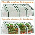 thumbnail image 6 of Sunny Garden Flower Greenhouse Portable Mini Greenhouse House Yard for Plants/Vegetables (3'x7.9'x3'), 6 of 12