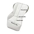 thumbnail image 3 of Toddler High Chair Seat Cover Waterproof PU Leather Nonslip Design Easy Maintenance Feeding Chair Cushion Replacement White, 3 of 4