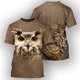 thumbnail image 3 of Camiseta divertida con estampado 3D de oso lindo para hombre, camisetas de manga corta con cuello redondo, ropa de calle de gran tamaño, camisetas casuales para hombre y niño, 3 of 5