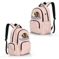 thumbnail image 2 of Xixirimido Guinea Pig Stars Print 17" Kids Backpack for Girls Large School Bags for Middle/High School Students Multi-pocket Book Bag for Elementary, 2 of 8