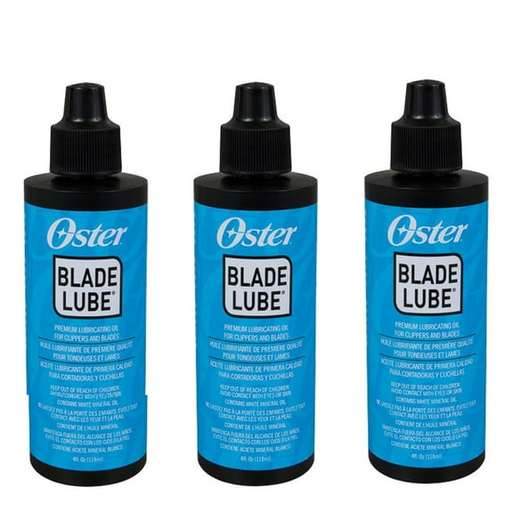 Oster Blade Lube Premium Lubricating Oil Clipper & Blade 4 oz CL-76300104 (3 Pack)