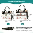 thumbnail image 4 of FORMRS Insulated Lunch Bag Unisex Large Capacity with Shoulder Strap, Christmas Gift Train, 4 of 6