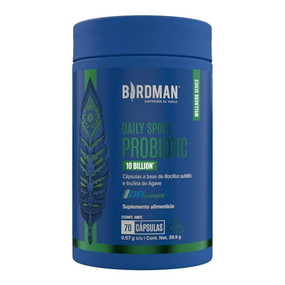 Suplemento Alimenticio Birdman Daily Probiotic 70 Cap