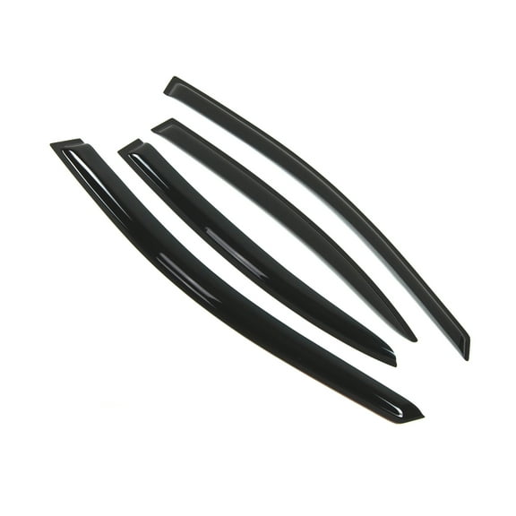 TuningPros Outside Mount Window Visor Deflector Smoke Tinted 4 Pcs Set For 2006-2011 Hyundai Accent