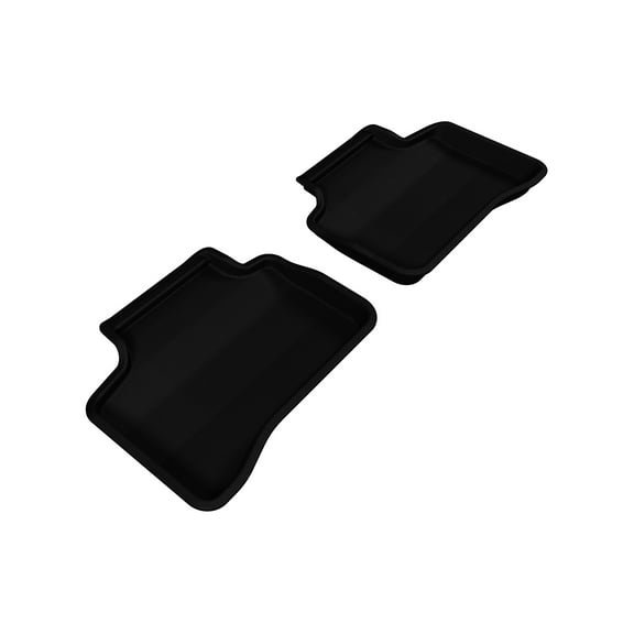 3D MAXpider Custom Fit Kagu Floor Mat (Black) Compatible with Mercedes-Benz GLK 350 (X204) 2010-2015 - Second Row