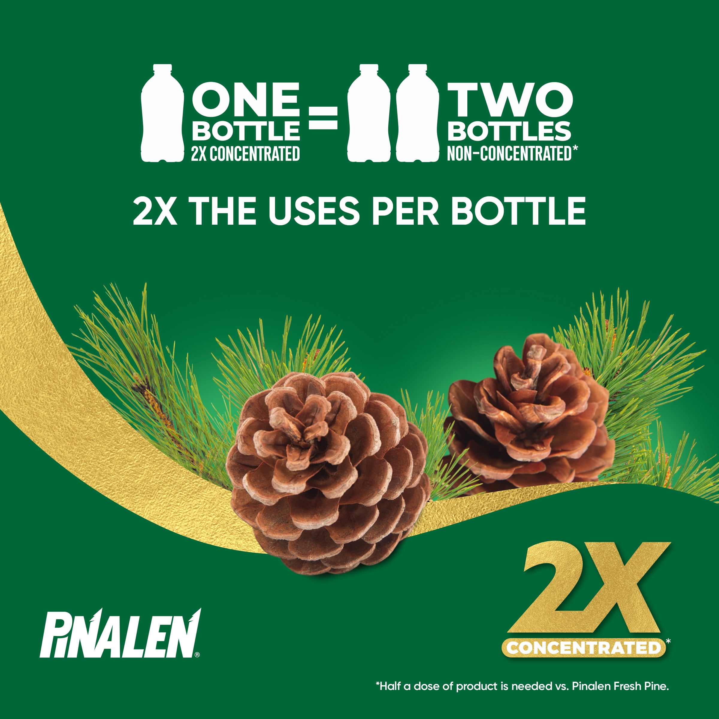 Pinalen 2X Multipurpose Cleaner - Fresh Pine Scent (56 fl oz)