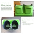 thumbnail image 3 of Xingzhi ABS No Drilling Required Wall Mount Planter - Water Storage Function For Efficient Vertical Space Utilization Stable Green Green, 3 of 6
