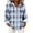 Multicolor_06, variant on Women's Plaid Hooded Jacket Button Down Long Sleeve Casual Jacket with Pockets Loose Fit Fall Outerwear for Daily Weekend and Travel