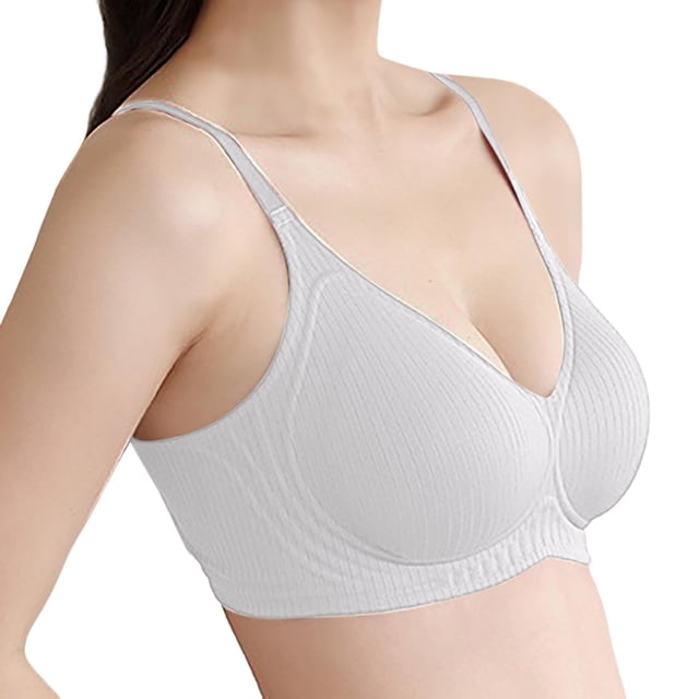 Brasieres de Mujer Sujetador Push-up con Retracción Lateral y Copa Semifija para Mujer, con Realce y Soporte Suave, sin Costuras y Pegamento de Gelatina Grande