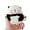 Panda, variant on Furry Case Apply to AirPods Pro,Funny Cute 3D Cartoon Plush Bear Design Fluffy Soft Warm Cover Case Carrying Charging Box with Keychain Anti-Fall Protective Case for AirPods Pro