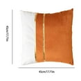 thumbnail image 3 of Latrodar Throw Pillow Covers Pillow Cover Velvet Pillow Cover Meticulously Crafted Lumbar Pillow Cover Orange 10x10 Inch Home Gadgets, 3 of 5