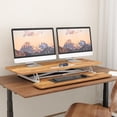 thumbnail image 4 of Standing Desk Wide Height Adjustable Quick Sit Stand Computer Desk Converter for Home Office Workstation ( Frame + Desktop), 4 of 7