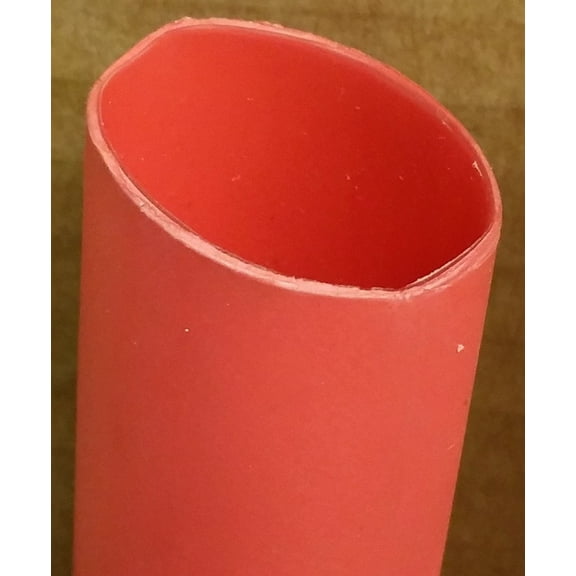 3/8" 3:1 Adhesive Lined Heat Shrink Tubing (4ft/piece) - Red