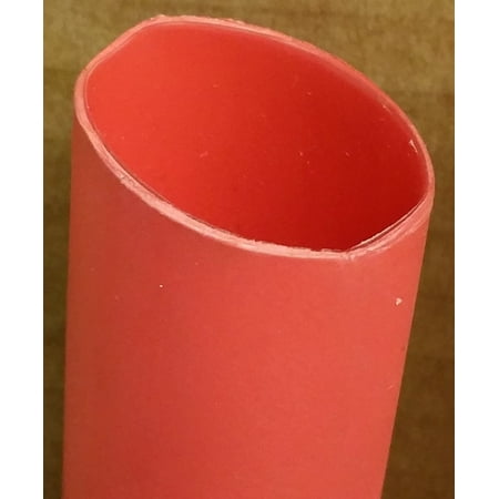 1/8 3:1 Adhesive Lined Heat Shrink Tubing (4ft/piece) - Red