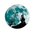 thumbnail image 1 of Halloween Sticker Self-adhesive Fluorescent Decal PVC Window Wall Luminous 3D Luminous Moon Party Decoration, Type 1, 1 of 7