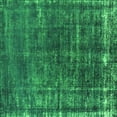 thumbnail image 1 of Ahgly Company Indoor Square Oriental Green Industrial Area Rugs, 6' Square, 1 of 4