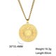 thumbnail image 1 of New Men s Necklace Roman soldier round shield Pendant Spartan Warrior Characters Necklaces Jewelry Accessories Birthday Gift, 1 of 5