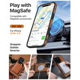 thumbnail image 3 of Funda de piel magnética WTCASE con soporte para iPhone 16 Pro, 3 of 6