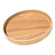 thumbnail image 3 of Bandeja redonda de madera maciza para servir aperitivos y comidas (sin plato)., 3 of 9